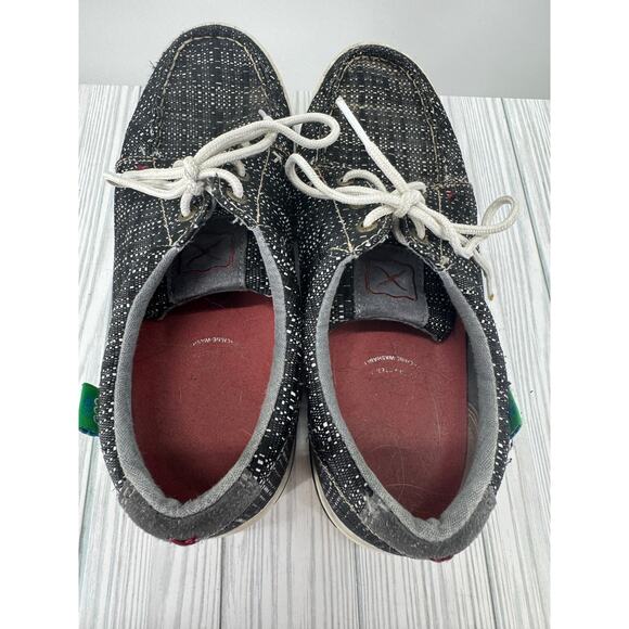 Twisted X Men’s Kicks MCA0033 Size 9.5M Dark Gray Textile Lace-Up Casual Shoes - Picture 8 of 11